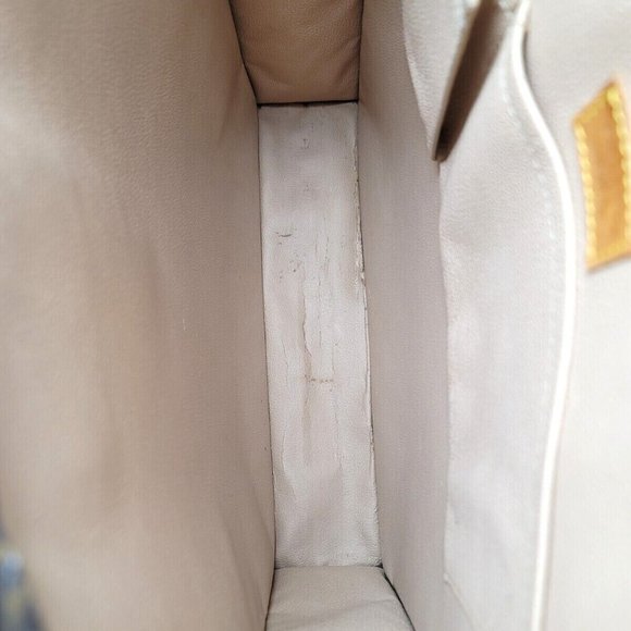 Louis Vuitton Sac Plat Monogram Canvas Leather Large Tote Bag Authentic MI0041 - Picture 11 of 12